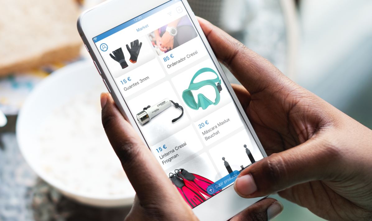 DiveApp App - Compra venta de material de buceo